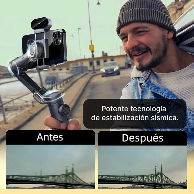 Trípode para Celular con Control Bluetooth | Fotos y Videos Estables a Distancia